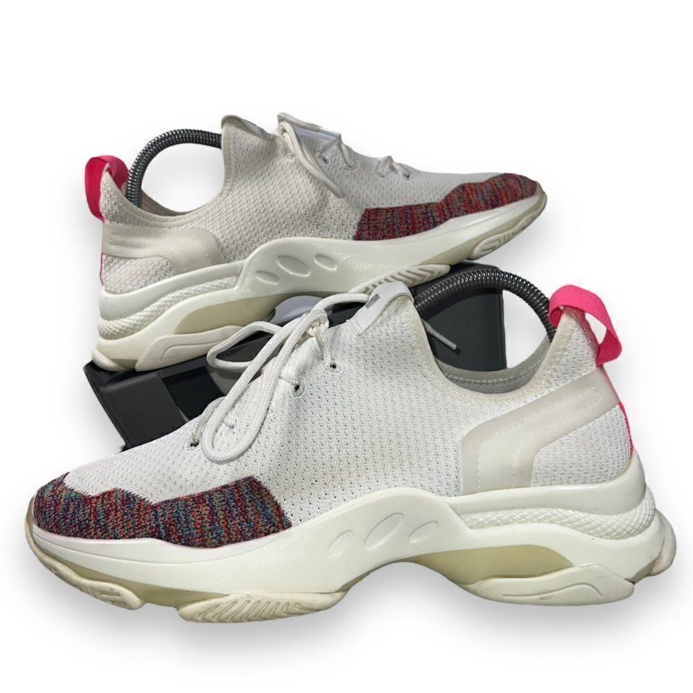 Steve Madden Shelbie‎ Knitted Sneakers White / Multicolor Women's 10M